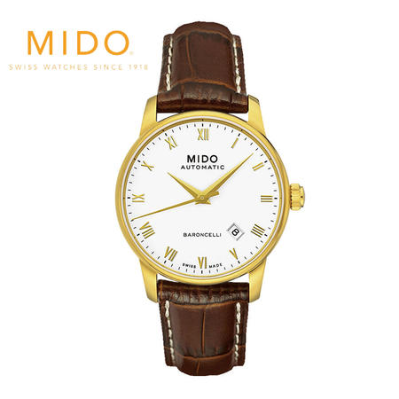 美度MIDO-贝伦赛丽 机械男表 腕表 男士皮带手表 M8600.3.26.8