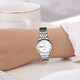 天霸(TIANBA)手表 智者系列 石英情侣表 女表钢带白盘 腕表TL7003.02SS