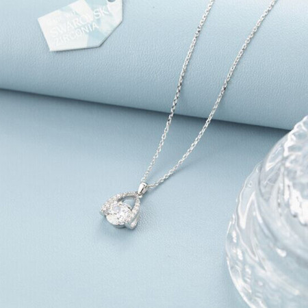 阿菲娜 日韩简约 925纯银 女士项链、锁骨链 送女友礼物 AFP2052