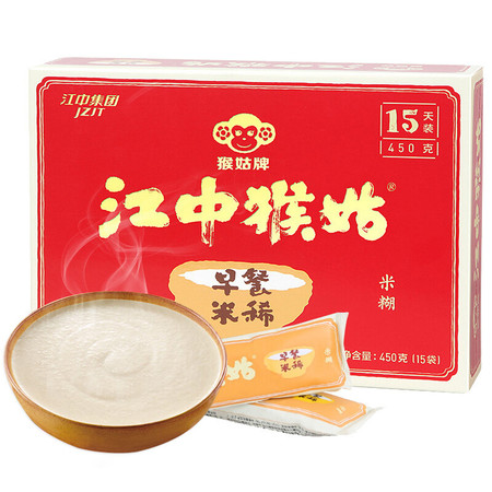 江中猴姑 冲调米糊 营养早餐米稀 450g