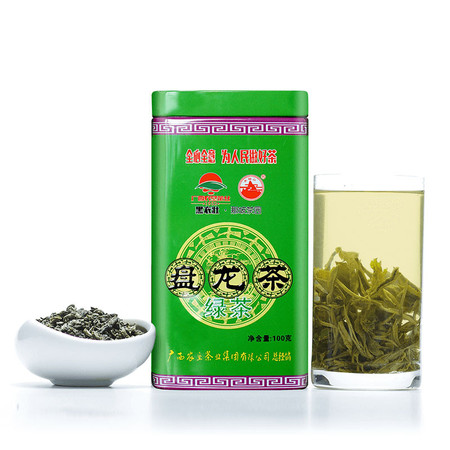 【中国农垦】大明山  广西特产 农垦茶叶 质量可追溯  春茶 绿茶 盘龙茶100g
