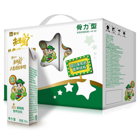 【两种口味任选】蒙牛 未来星 儿童成长牛奶 骨力型/佳智型 190ml*12 新老包装随机发货）