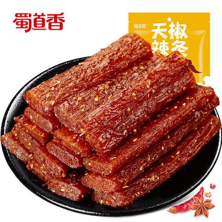 【领券立减10元】【限时买五送一】蜀道香天椒辣条100g 休闲食品麻辣零食小吃网红零食直接发六袋