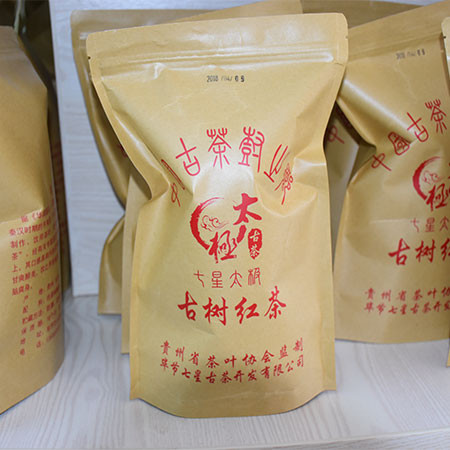 黔福道 毕节市七星关区太极古茶（红茶）100g 一级 牛皮纸袋装