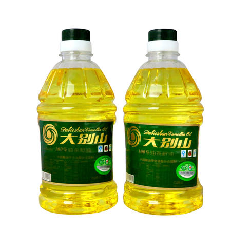 大别山山茶籽油 茶油 茶籽油 1000ml 2瓶礼盒装 来自大别山的问候