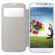 三星（Samsung）S4智能保护套 原装手机套 i9500 i9508 i959 保护壳 白色
