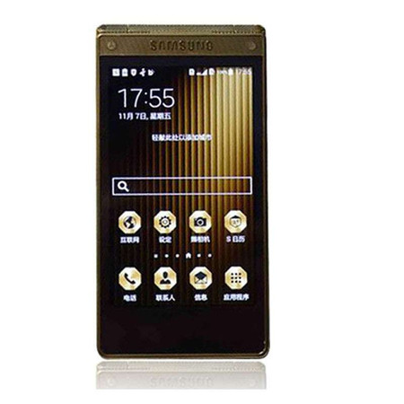 Samsung/三星 SM-W2015 电信4G 翻盖手机 双模双待（金色）图片