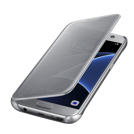三星S7/S7edge原装镜面智能翻盖保护套 曲面屏手机套 保护壳 手机皮套