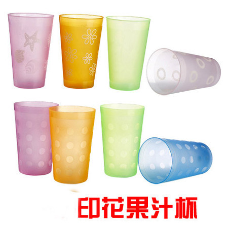 【测试商品，请不要拍下，不发货】果汁杯 印花口杯 喝水杯 塑料杯 卡通水杯 漱口杯