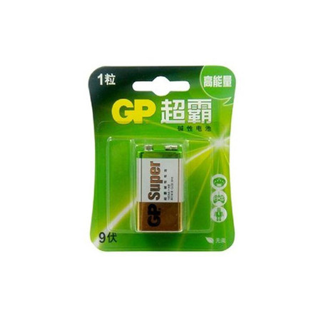 超霸 GP1604A-L1 碱性电池9v（1卡）图片