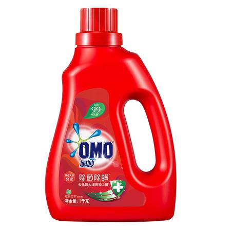 OMO奥妙洗衣液1kg去除99种污渍除菌除螨深层清洁图片