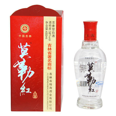 【白城馆】吉林白城大安纯粮酿造 38度 白酒 莫勒红 盒装 450ML/瓶 高粱酒 瀚海酒业图片