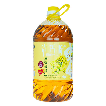 贵香源 【黎平原香菜籽油】黎平原香压榨菜籽油5L 食用油 全国部分地区包邮图片