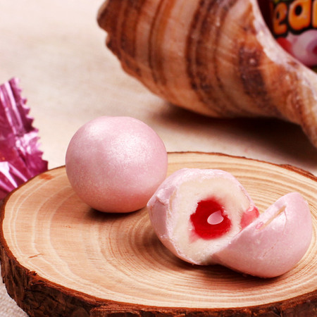 西班牙fini菲尼珠光形夹心口香糖 泡泡糖 草莓味 进口糖果零食品