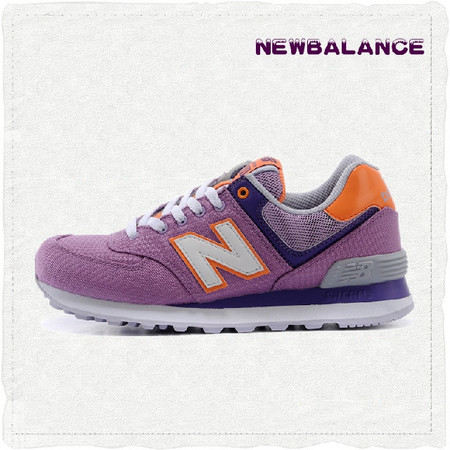 New Balance旗舰店新百伦代购旅行家海洋珊瑚礁浅紫女子跑鞋 WL574PCI图片