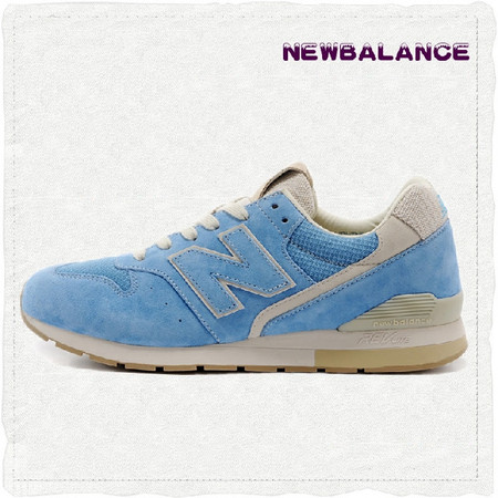 正品New Balance NB代购新百伦情侣鞋薰衣草普罗旺斯蓝色男女跑步鞋MRL996CT