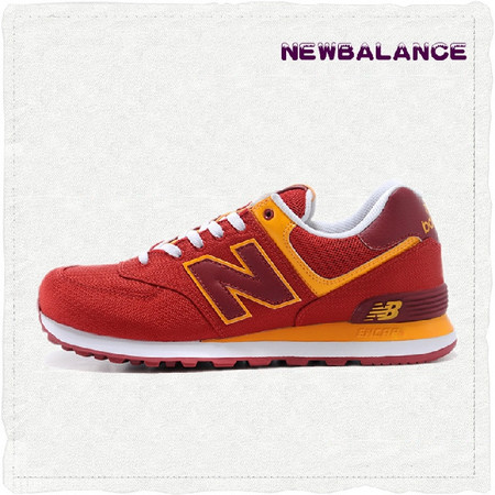 New Balance 新百伦男鞋代购旅行家海洋珊瑚礁红色运动鞋跑鞋ML574PPR