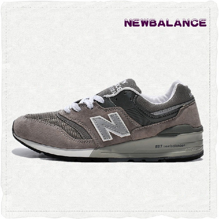 正品代购New Balance新百伦 NB美产复古男子灰色复古慢跑鞋M997GY图片