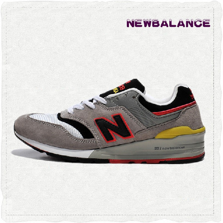 正品代购New Balance NB 新百伦美产复古男子黑白复古跑鞋M997NVG图片