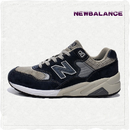 New Balance 正品 580 NB新百伦男女鞋 黑色复古运动鞋鞋慢跑鞋MRT580NV图片