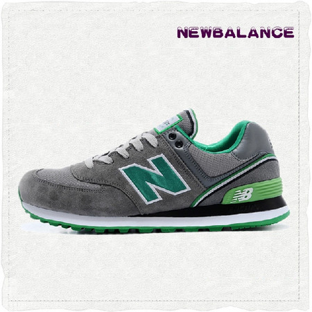 正品New Balance旗舰店 新百伦复古棒球系列灰绿男鞋跑鞋运动鞋ML574SJG