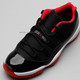 正品Jordan 11 Low Bred 乔11 AJ11男子篮球鞋黑红528895-012