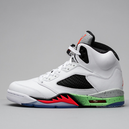 正品Nike Air Jordan Space Jam AJ5大灌篮球鞋 毒液 136027-115