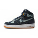 正品耐克男鞋 AIR FORCE 1 High Denim 丹宁 男子板鞋 631039-400