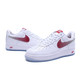 耐克/NIKE Nike Air Force 1 AF1  大学红 漆皮 休闲鞋 板鞋