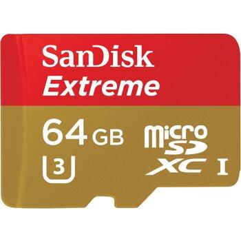 闪迪（SanDisk）至尊极速移动MicroSDXC UHS-I存储卡 TF卡 64GB C