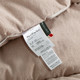 欧的家纺纯棉色织羽丝绒水洗棉时尚简约透气保暖纯棉冬被1.5-1.8米