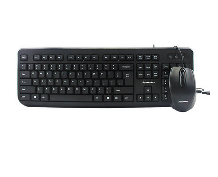 联想FBL322有线鼠标键盘套装台式笔记本电脑有线键鼠套件家用商用