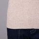 抽象图案甜美低圆领套头单件2017年秋季长袖薄款针织衫/毛衣