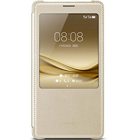 华为（HUAWEI ）原装mate8手机壳/套 智能休眠皮套 开窗皮套图片