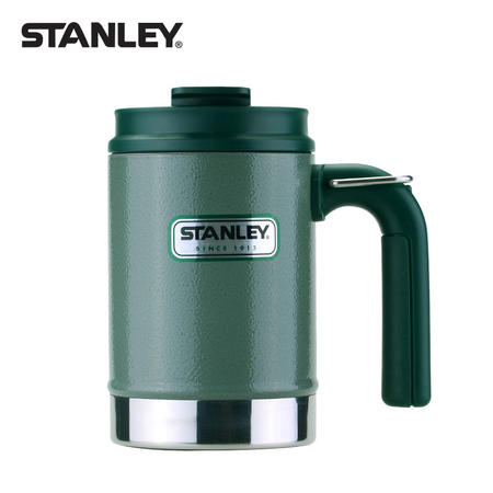 Stanley不锈钢水杯双层便携咖啡杯子盖男士马克杯户外野营茶杯图片