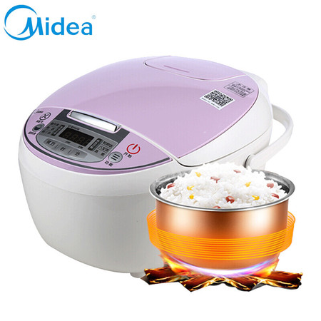 美的（Midea）电饭煲4L煮电饭锅小迷你家用智能5L全自动预约2-6人 FS4018D（4升）图片