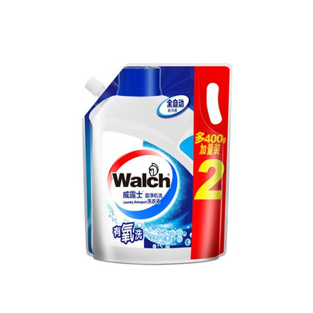 威露士(Walch) 有氧洗衣液袋装2kg+丝蛋白洗手液525ml