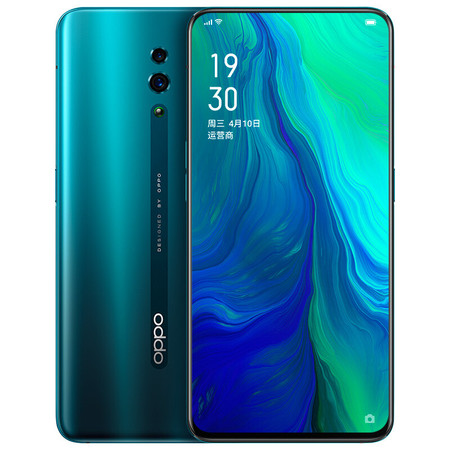 OPPO Reno全面屏拍照手机6G+256G 雾海绿全网通 移动联通电信 双卡双待手 现货发售图片