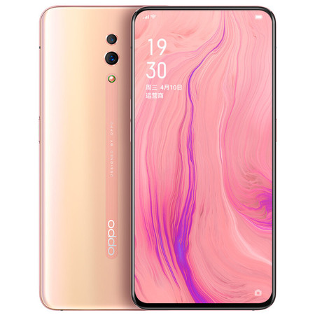 新品  OPPO Reno 全面屏拍照手机6G+256G薄雾粉全网通移动联通电信 双卡双待手机图片