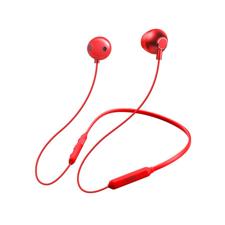 沃品(WOPIN)运动蓝牙耳机(颈挂式),红色,1个图片