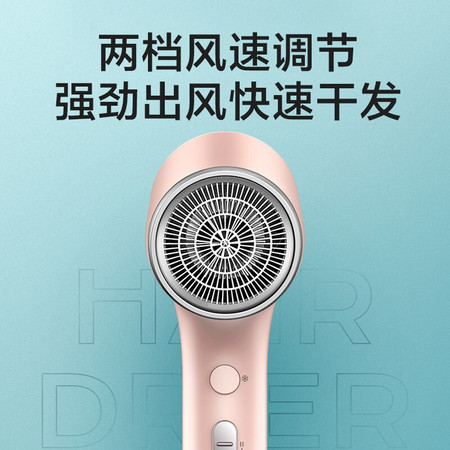 美的/MIDEA 吹风机负离子护发家用大功率速干不伤发电吹风宿舍用学生风筒MB-AY0305