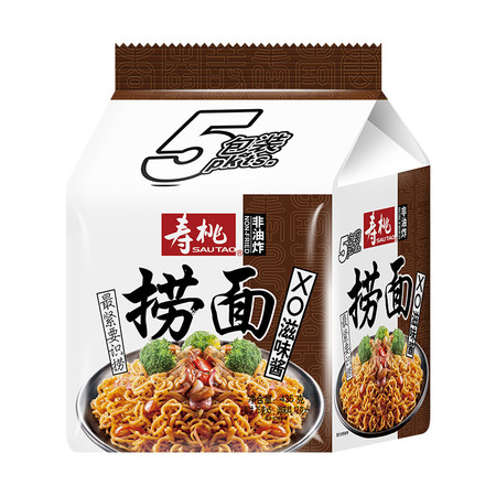 寿桃 XO滋味酱捞面(5包装)