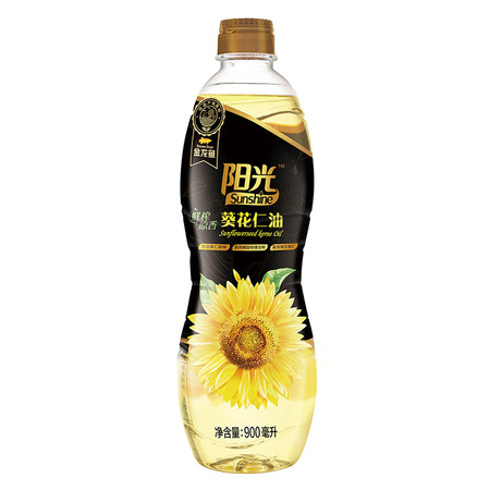 金龙鱼 阳光鲜榨原香葵花仁油900ml