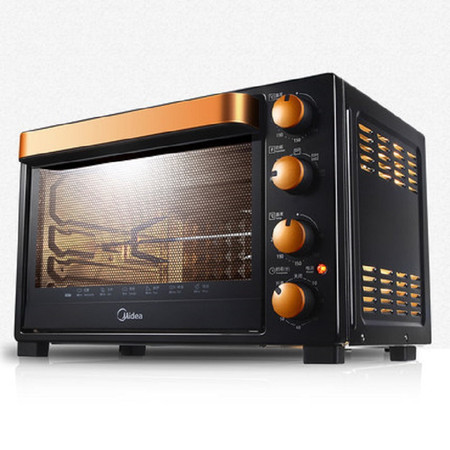 美的/MIDEA 电烤箱 家用多功能电烤箱 32升 旋转烧烤 上下管独立控温T3-L326B