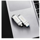 台电 32GB Micro USB3.0 U盘 灵耀 银色 全金属高速手机优盘 双接口手机电脑