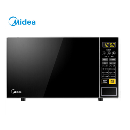 MIDEA/美的 快捷微波炉 微电脑操控 360°转盘加热 智能蒸煮菜单21升 M1-L213C图片