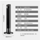 康佳/KONKA F遥控电风扇落地扇塔扇无叶扇空气循环扇定时开关机KF-TAS16Y01D黑