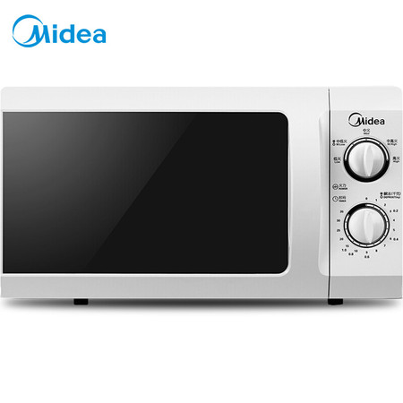 美的/MIDEA 微波炉家用小型迷你 360°转盘加热 旋钮操控21升 M1-L213B