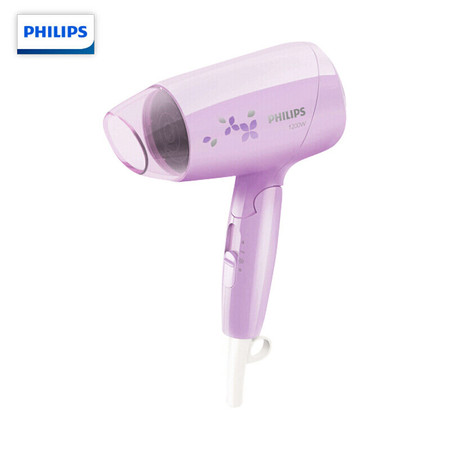 PHILIPS/飞利浦 电吹风机 家用1200W小功率迷你折叠吹风筒 BHC010/75