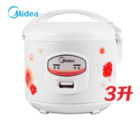 美的/MIDEA 电饭煲 电饭锅 3升迷你家用1-2-3人不粘内胆 YJ308J图片